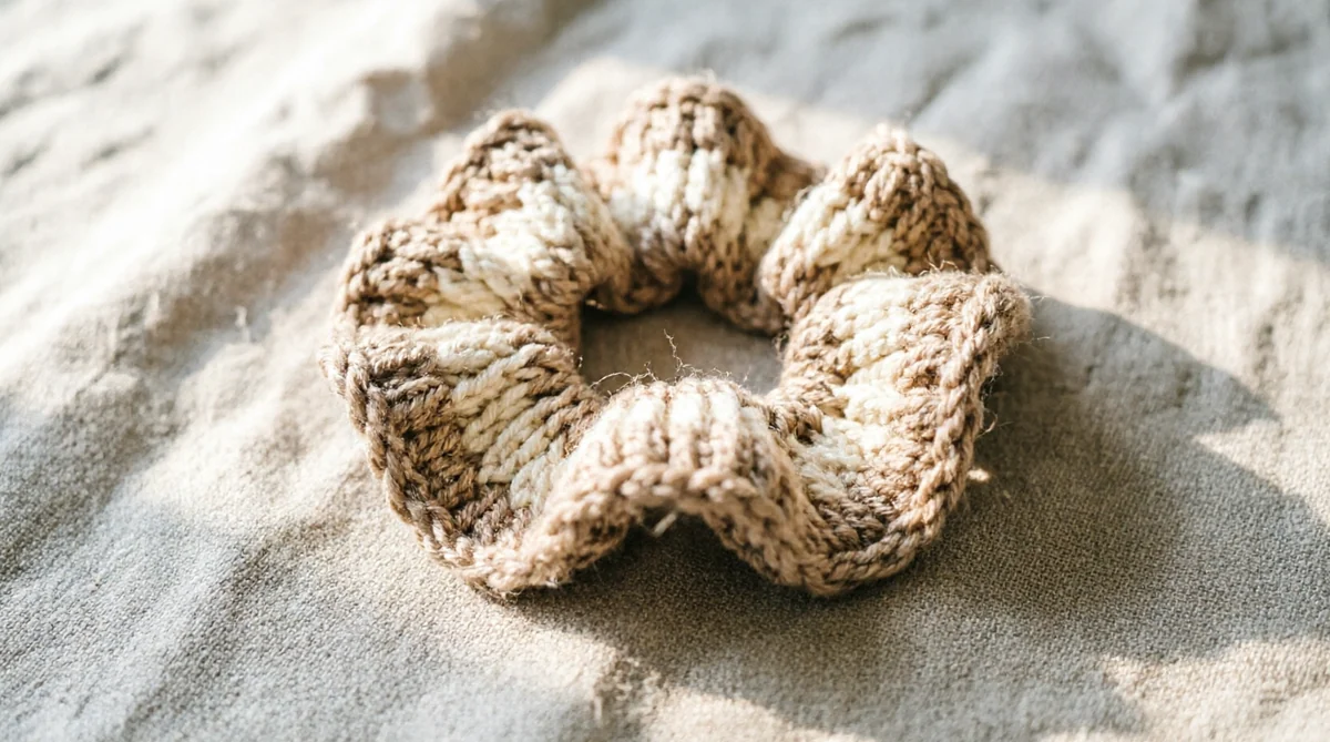 Scrunchie de crochê